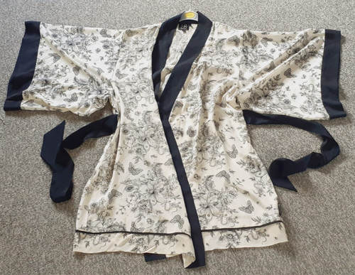 Silk kimono robe dressing - silk,