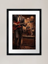 Blues Jam Framed Art Print
