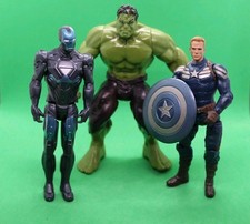 2013 Hasbro Marvel The Incredible Hulk 4.5” & X2 Marvel Universe Figures Bundle 