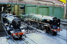 Miniature Railway Steam Locomotives 8374 & Mercury 1997 Original 35mm Slide