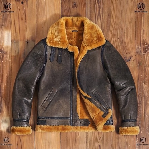 Men raf aviator shearling - aviator,