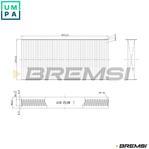 Filter cabin air fc0403 for - cabin,