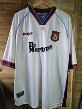 Rare Original West Ham United 1998/1999 Away Shirt XXL PONY