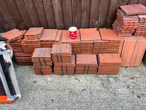 Rosemary red clay - red, tiles