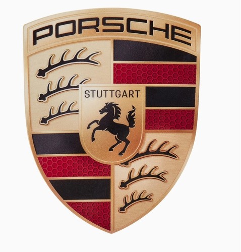 Porsche crest sticker - porsche,