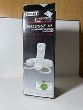 Binatone Dialogue 10 Slimline Telephone – 10 Memory – Touch Tone – With Box”