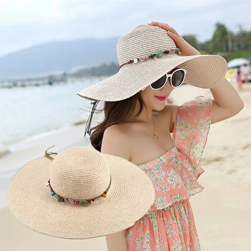 Boho fashion beach straw hat - fashion,