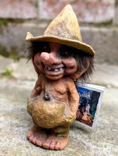 Vtg OG Ny-Form Mythology Collectable Norway Handmade Troll Figure Ornament No117
