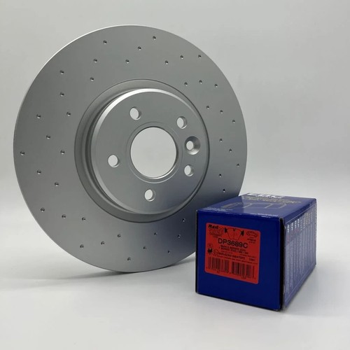 Front dimpled brake discs - front,