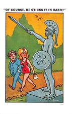 SAPPHIRE COMIC POSTCARD QUIP