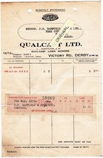 LAWN MOWER TWO BILLHEADS