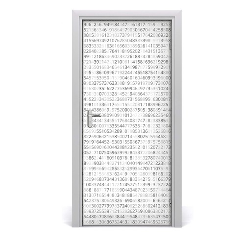 Tulup doorsticker 95x205cm