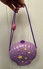 Polly Pocket Purses x2 Mermaid Shell & Rainbow Cloud 2019