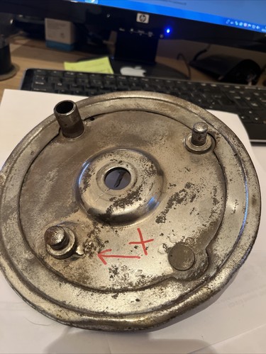 Triumph rear brake plate pre - triumph,rear,