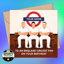 Custom Cricket Fan Birthday