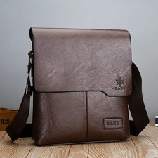 Luxury Leather Messenger Bag