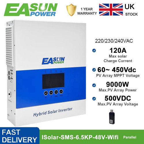 Easun 5kw hybrid solar - 6.5kw,