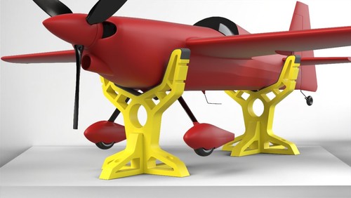 Airplane stand free - rc,