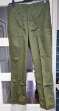 British Army Lightweight General Service Work Trousers Olive Green Size85/96/112