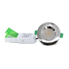 Fire Rated LED Downlight Recessed Dimmable Dual Wattage 5/8W 4CCT IP65 Spotlight