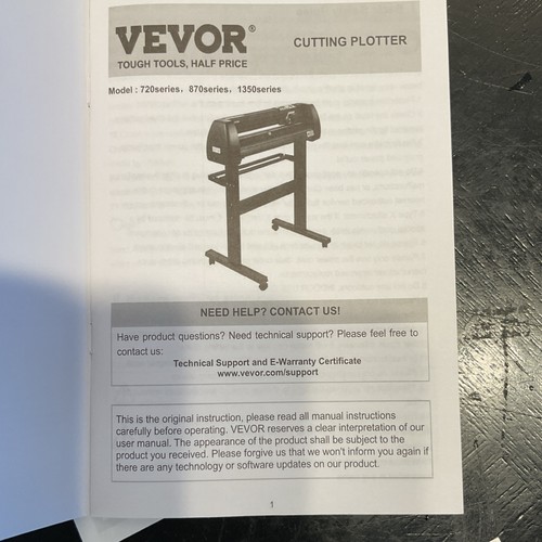 Vevor cutting plotter - plotter,