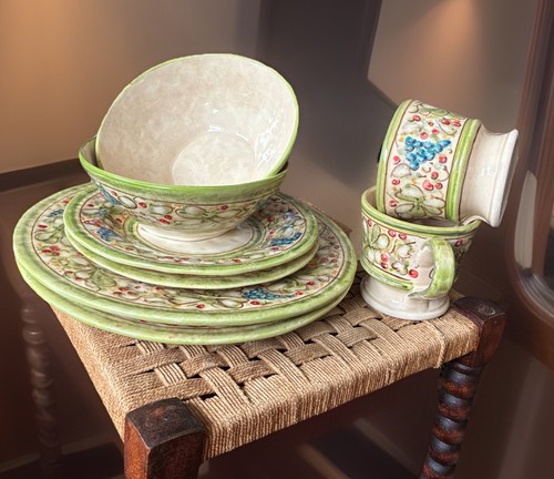 Vintage caff gubbio plates - caff,