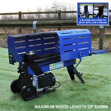 Log Splitter 7 Ton Timber Fire