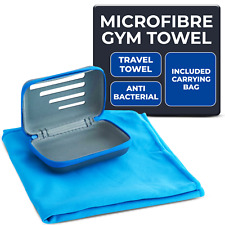 Microfibre Gym Towel Compact Fast Drying Travel Sports Camping