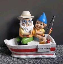 Mini  Fishing Boat Gnome