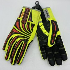 GRANBERG 115.9002 Cut 5 Impact Hi-Viz Heavy Duty Gloves, Waterproof, size 8 / M 