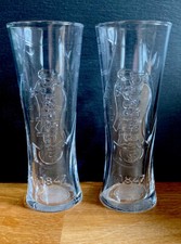 2 X NEW Carlsberg Glasses Half