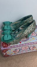 Irregular Choice: Ban Joe - Emerald Green Glitter - Size 5 / Eur 38