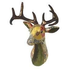 Stag Head Patterned Fabric