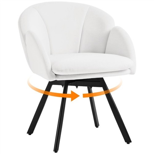 Velvet swivel tub chair - tub,