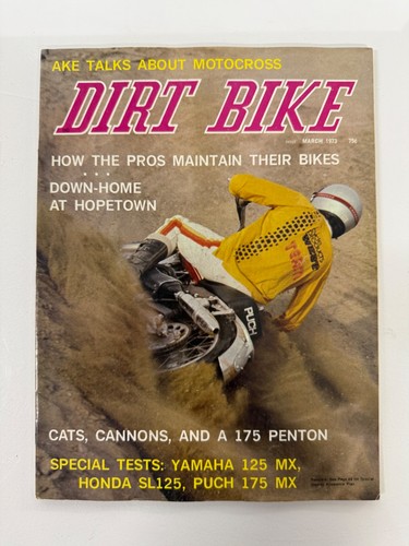 Dirt bike magazine - magazine, march