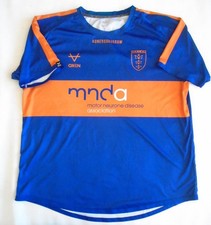 Hull KR Rob Burrow MDNA Shrt Limited Edition Rare Blue Orange Men's 4Xl Oxen