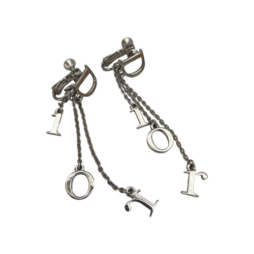 Christian dior silver dangling - dior,