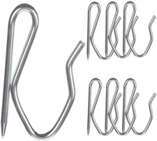 Metal Pin Curtain Hooks -PacK