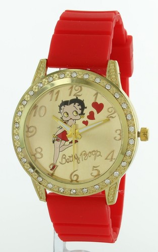 Ladies betty boop - watch, red