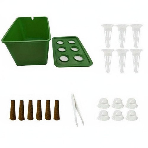 Hydroponic planter six hole - hydroponic,