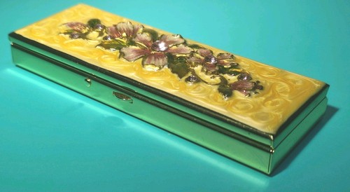 Brass jewelry pill box - jewelry,