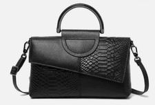 Women's Handbag Ladies Cross Body Faux Leather Mason Designer Shoulder Hand Bag