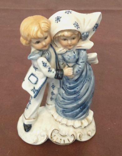 Vintage blue white - white, japanese