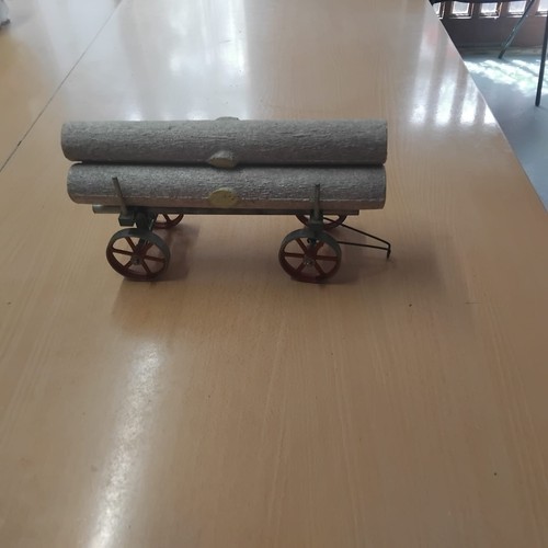 Vintage mamod log trailer - log, .
