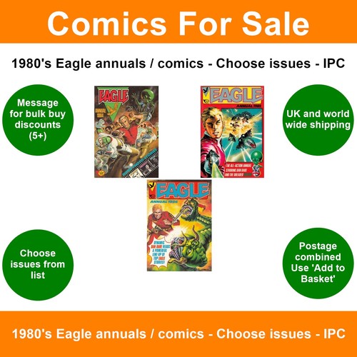 1980 eagle annuals comics - eagle, /