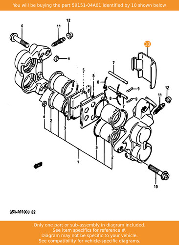 Suzuki cover 59151 04a01 - cover,, oem