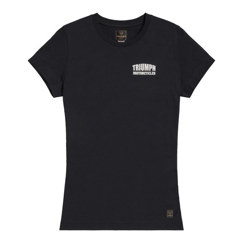 Triumph ladies black pit stop - ladies,