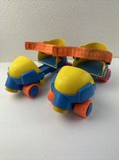 Fisher Price 1-2-3 Adjustable Childrens Roller Skates #2344 Vintage 1992
