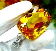 Cushion Cut Yellow Natural