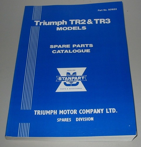 Ersatzteilkatalog triumph tr2 - triumph,